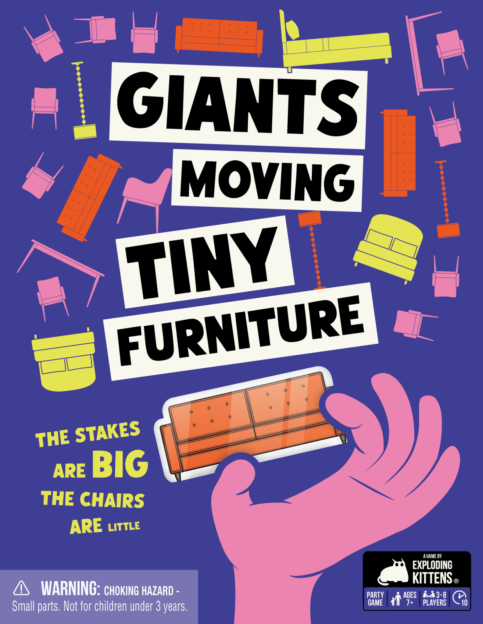 Giant's Moving Tiny Furniture