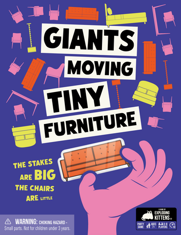 Giant's Moving Tiny Furniture