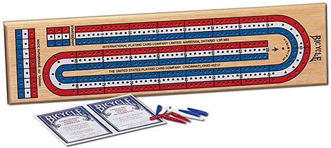 Bicycle 3-Track Cribbage Board